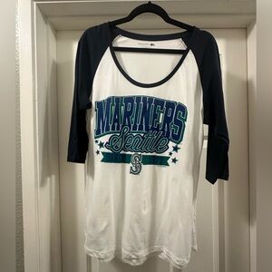 Womens Seattle Mariners 5th & Ocean by New Era Shirt